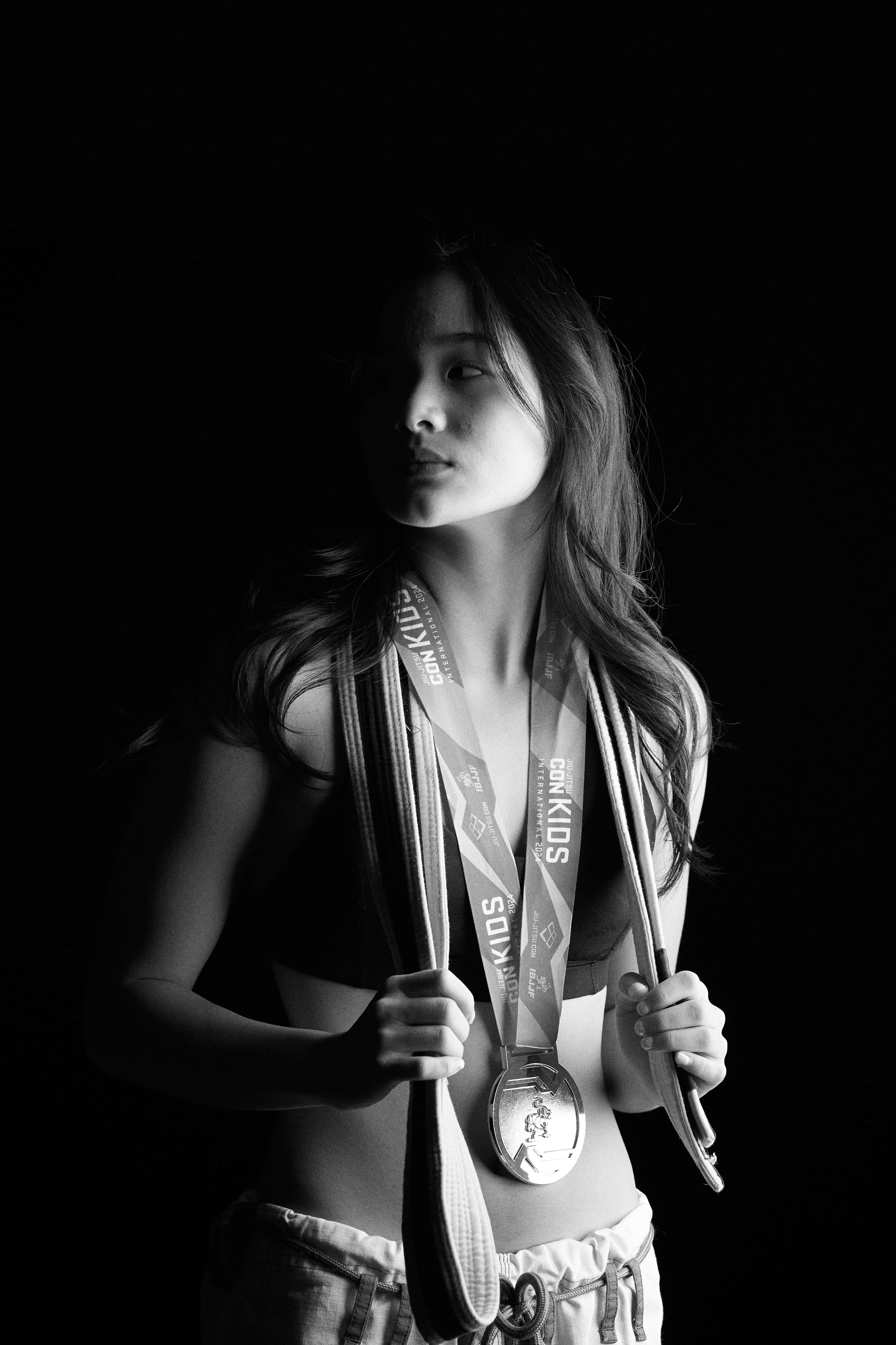 Isabelle Chen with medals